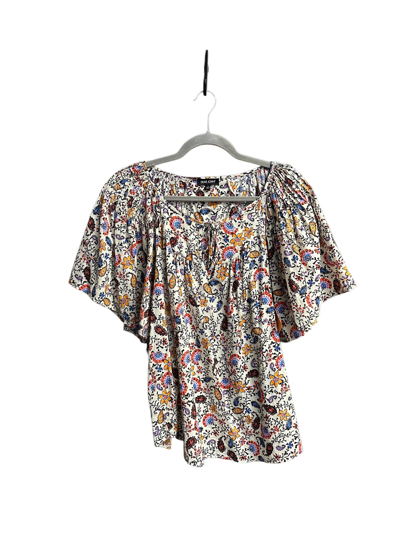 Top Short Sleeve By Dear John In Floral Print, Size: S