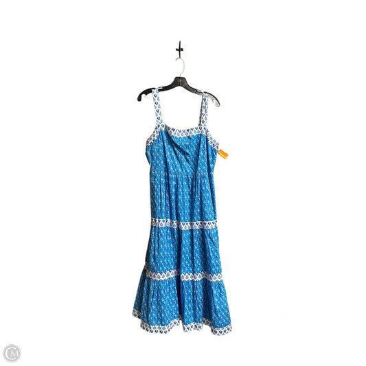 Dress Casual Maxi By J. Crew In Blue, Size: Xl