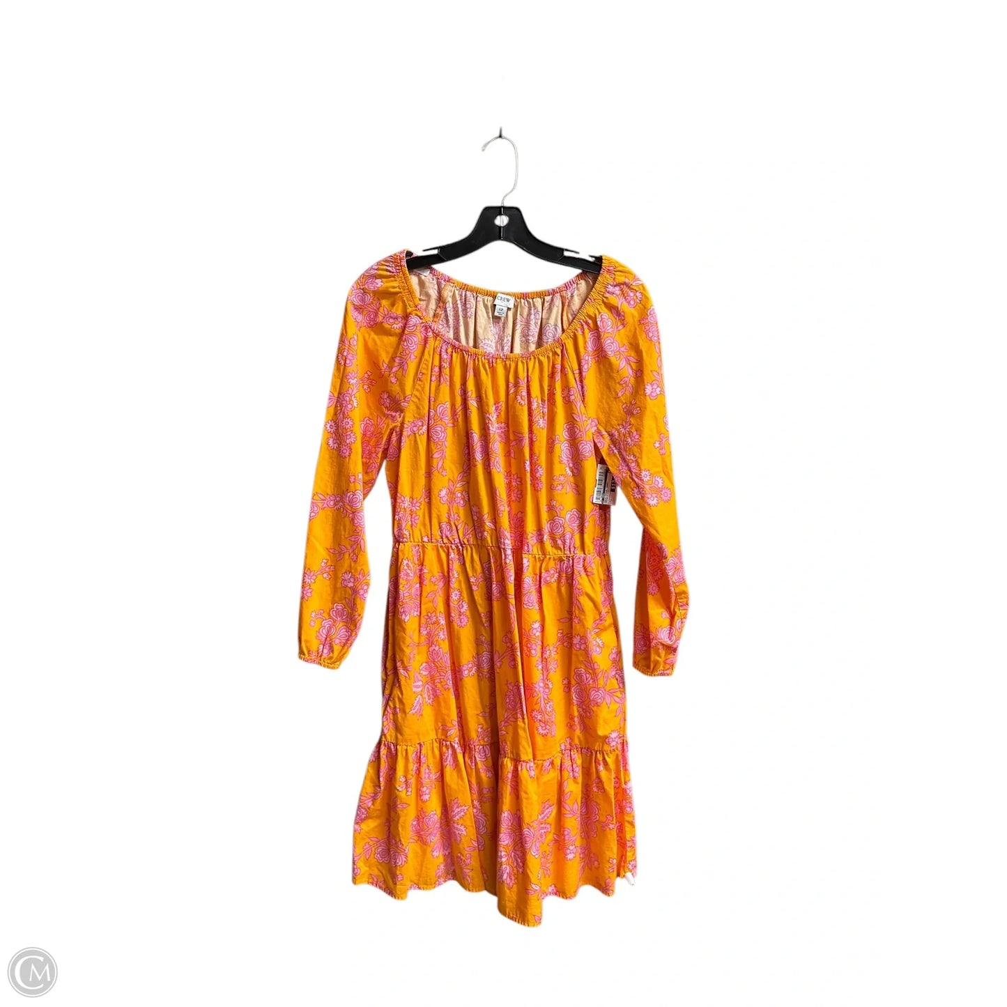 Dress Casual Short By J. Crew In Orange & Pink, Size: L