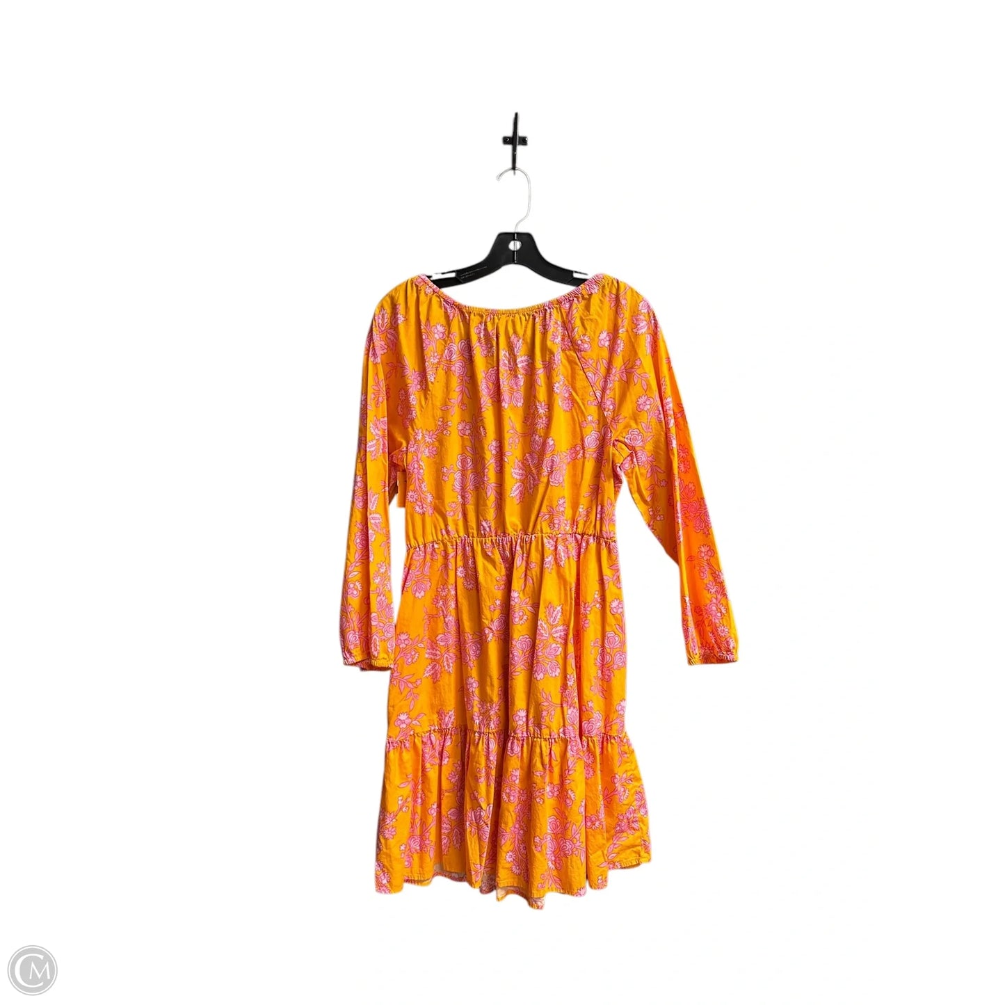 Dress Casual Short By J. Crew In Orange & Pink, Size: L