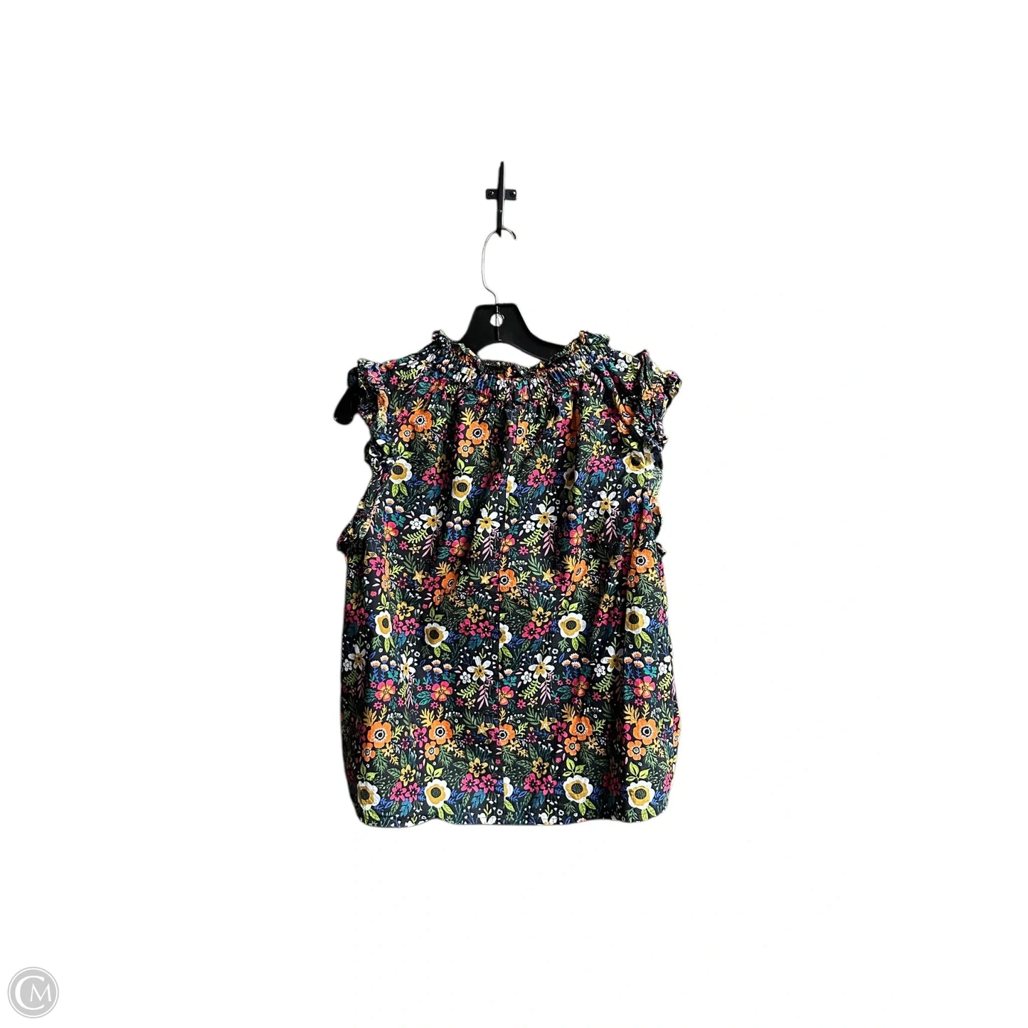 Top Sleeveless By Thml In Floral Print, Size: L