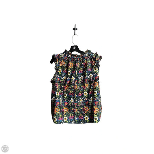 Top Sleeveless By Thml In Floral Print, Size: L