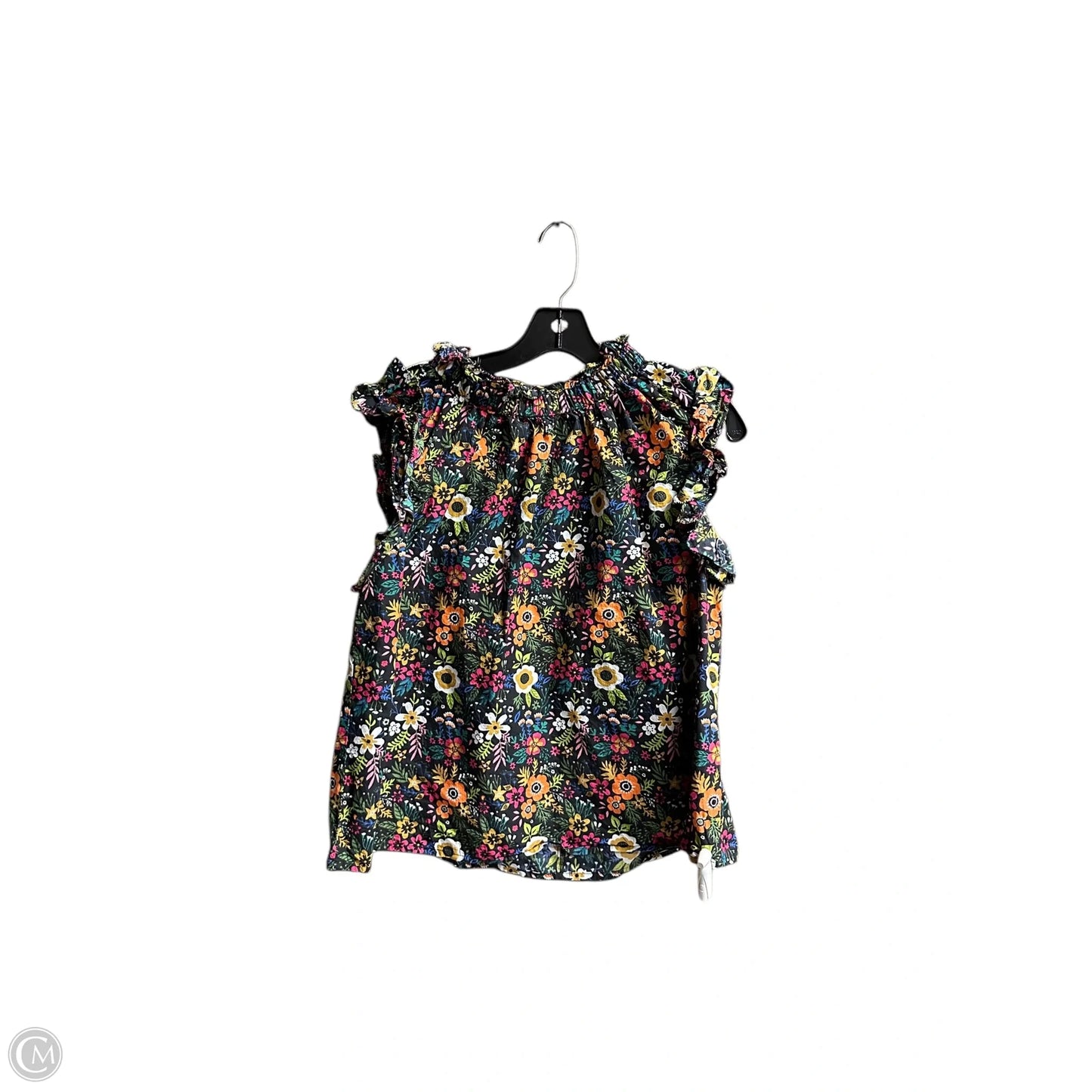 Top Sleeveless By Thml In Floral Print, Size: L