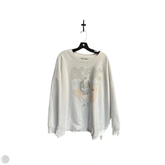 Top Long Sleeve By Clothes Mentor In White, Size: 2x