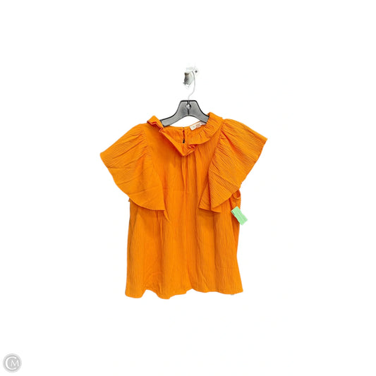 Top Sleeveless By Thml In Orange, Size: S