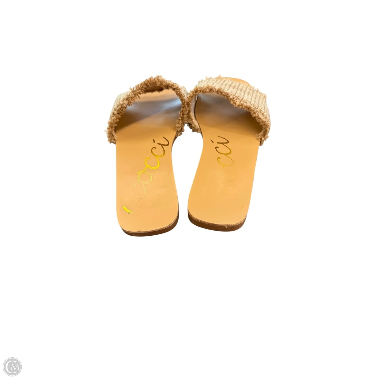 Sandals Flats By Clothes Mentor In Brown, Size: 6