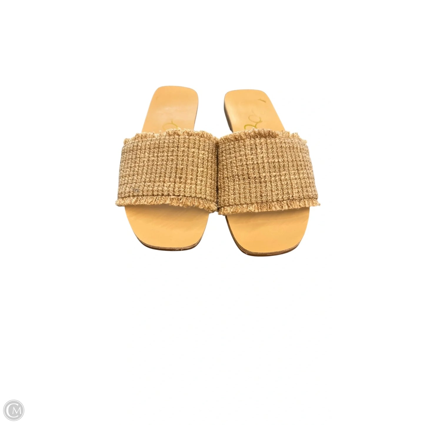 Sandals Flats By Clothes Mentor In Brown, Size: 6