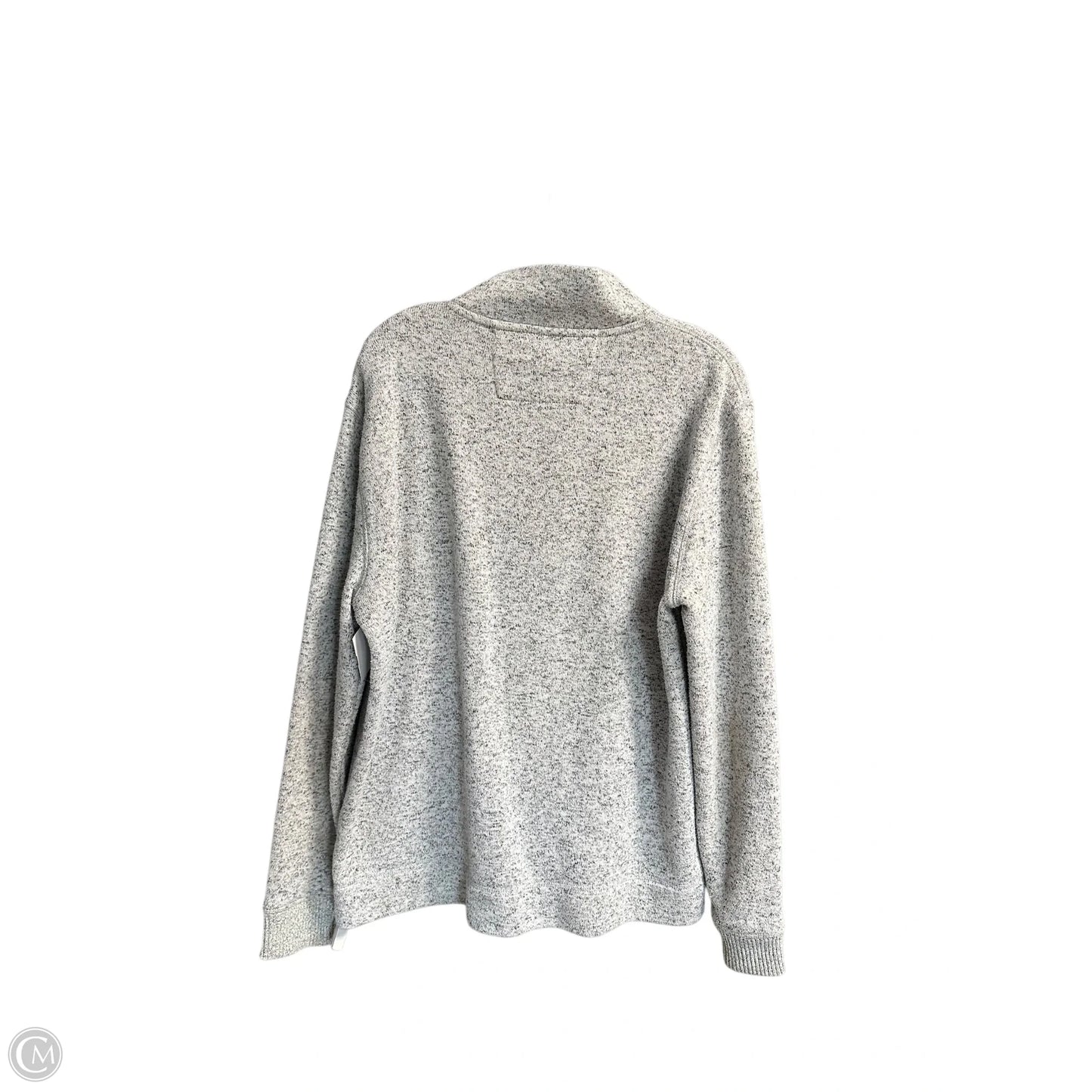 Jacket Fleece By Banana Republic In Grey, Size: L