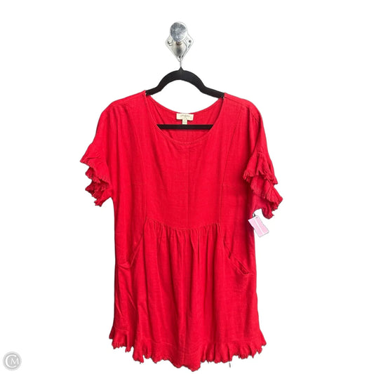 Dress Casual Midi By Umgee In Red, Size: S