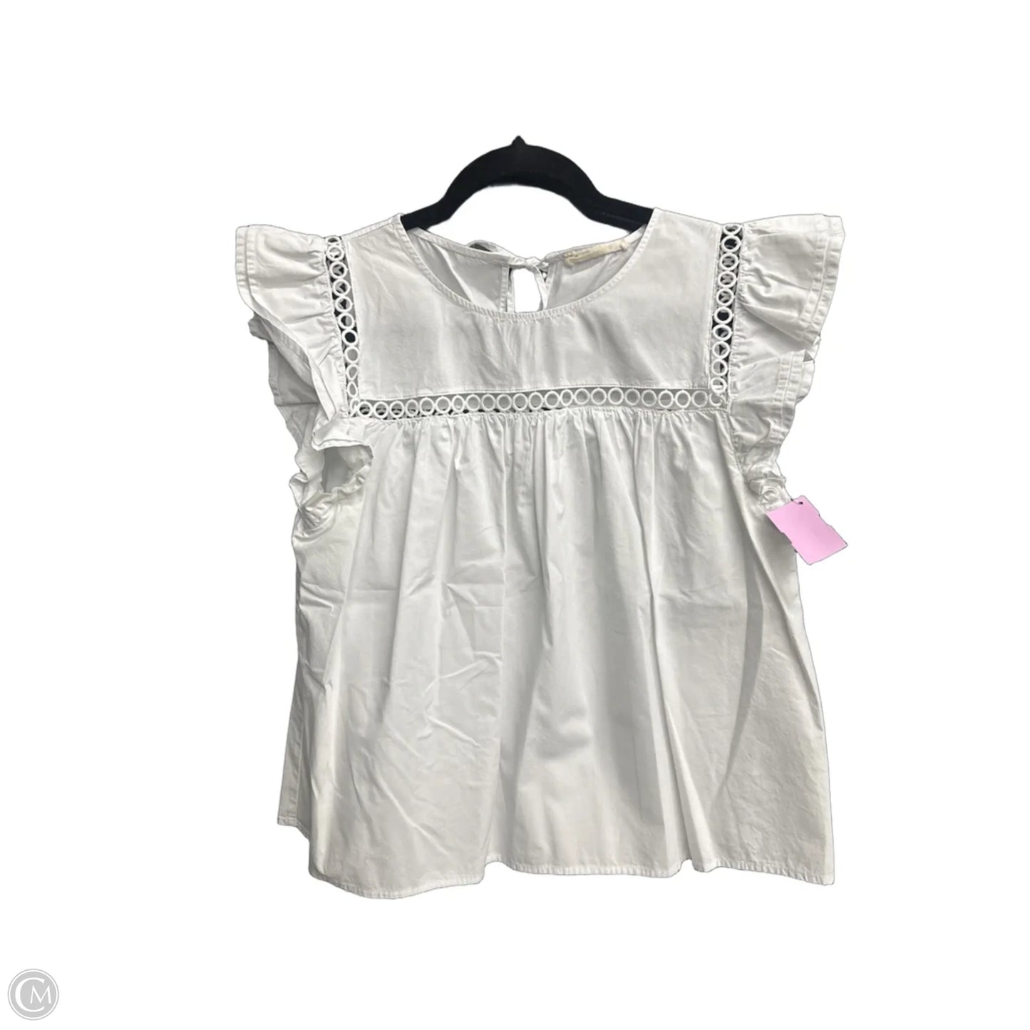 Blouse Sleeveless By Clothes Mentor In White, Size: M