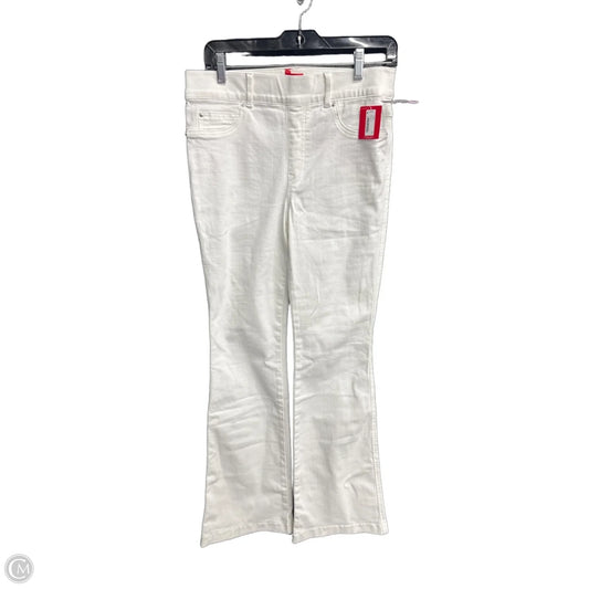 Jeans Flared By Spanx In White, Size: M
