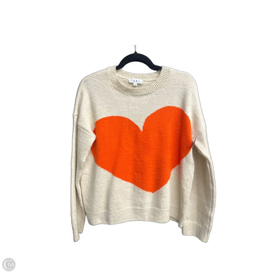 Sweater By Thml In Orange & Tan, Size: L