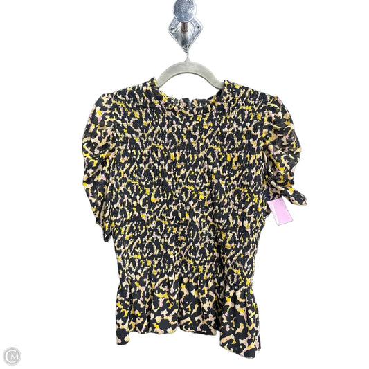 Blouse Short Sleeve By Amanda Uprichard In Multi-colored, Size: L
