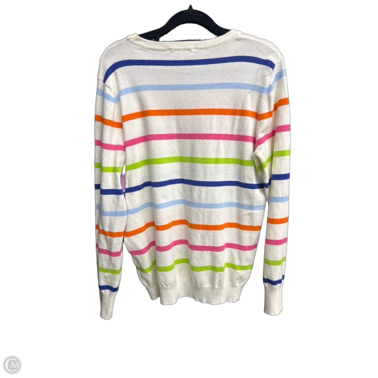 Top Long Sleeve By Thml In Striped Pattern, Size: M