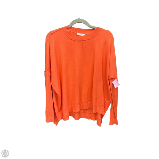 Top Long Sleeve By Karlie In Orange, Size: S