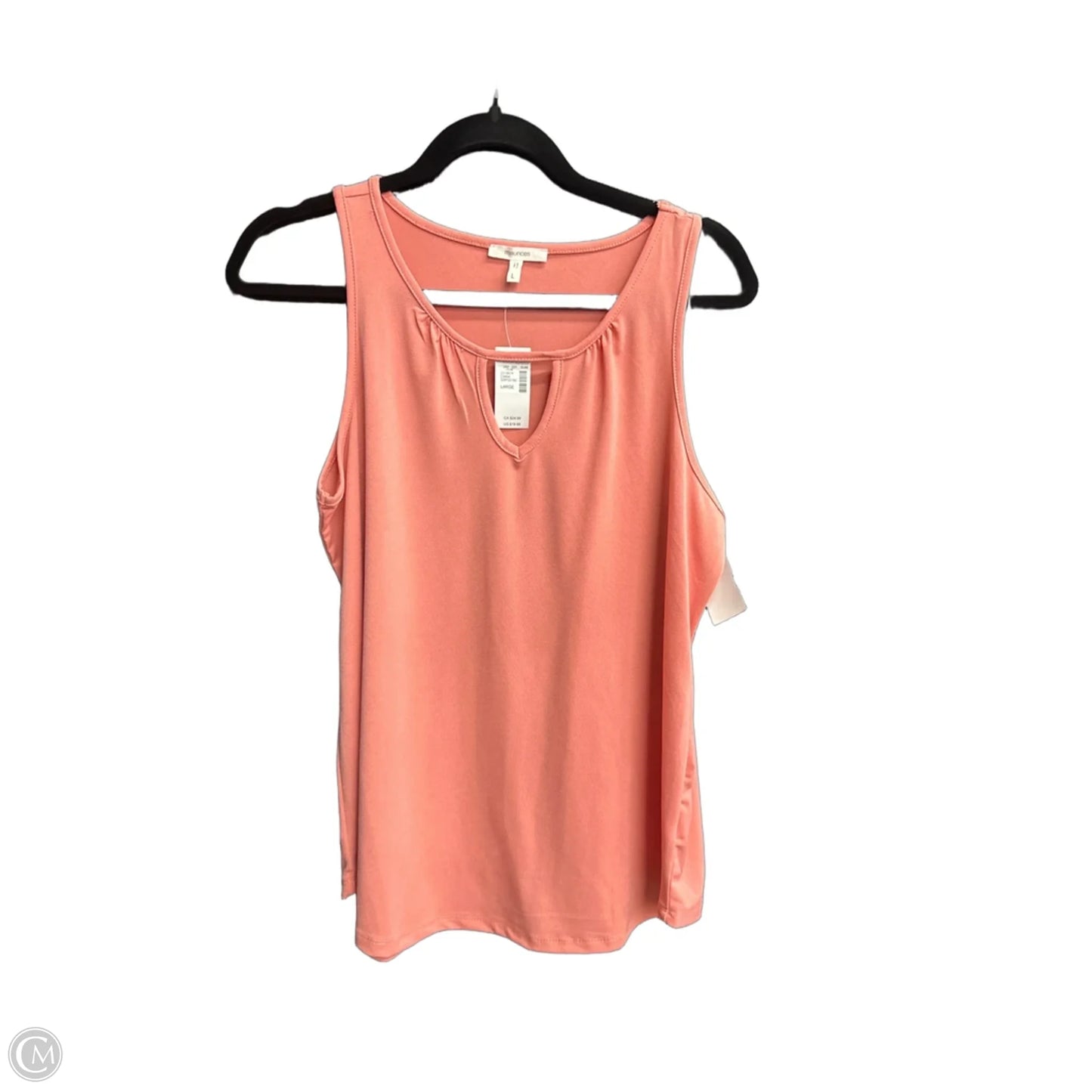 Blouse Sleeveless By Maurices In Pink, Size: L