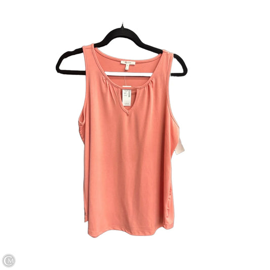 Blouse Sleeveless By Maurices In Pink, Size: L