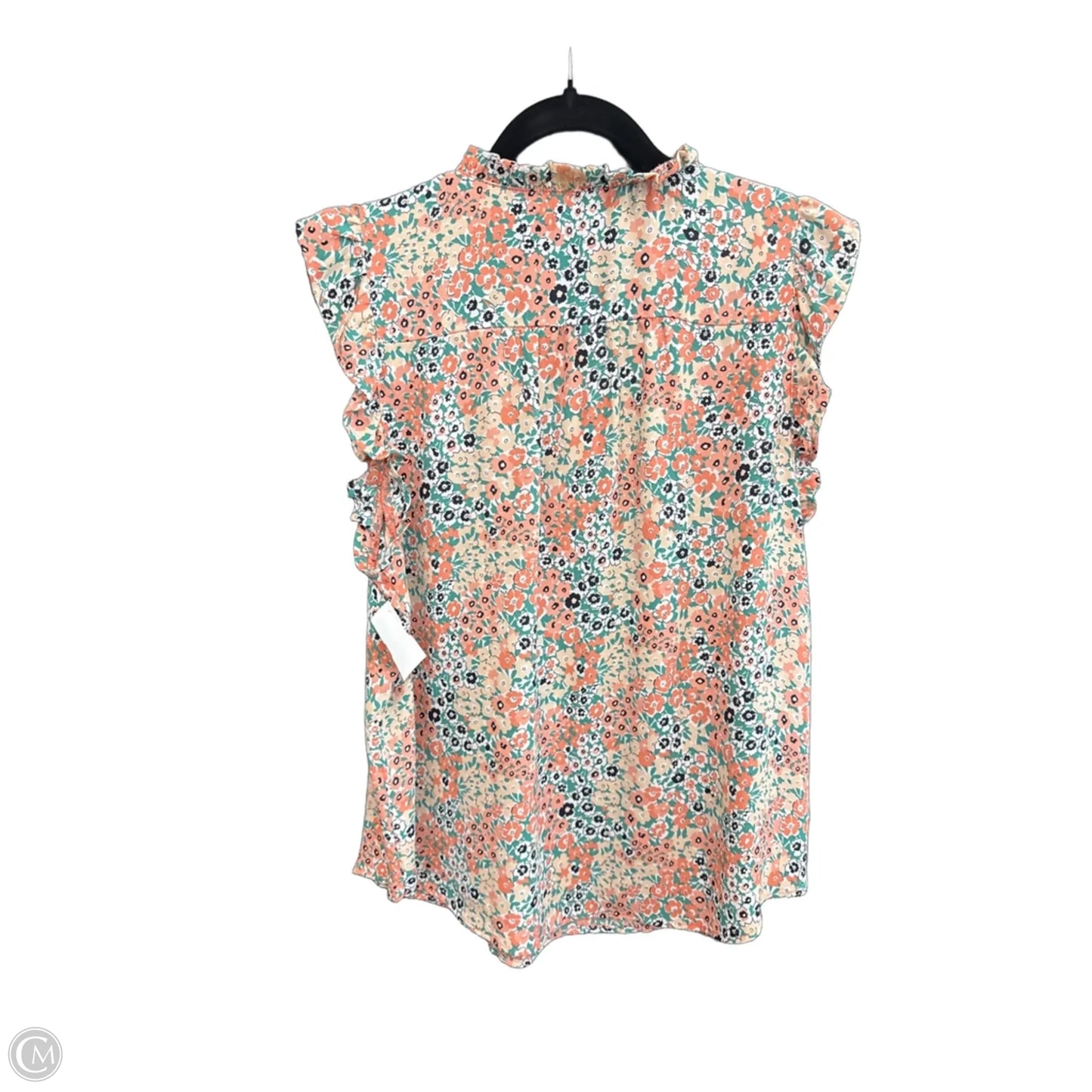 Blouse Sleeveless By Loft In Floral Print, Size: L