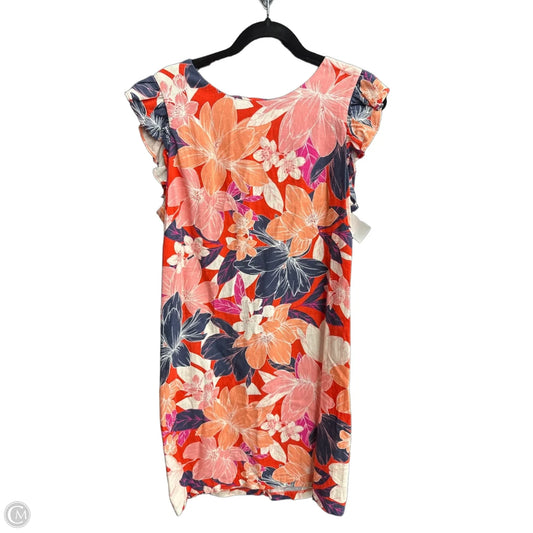 Dress Casual Midi By Clothes Mentor In Floral Print, Size: Xl