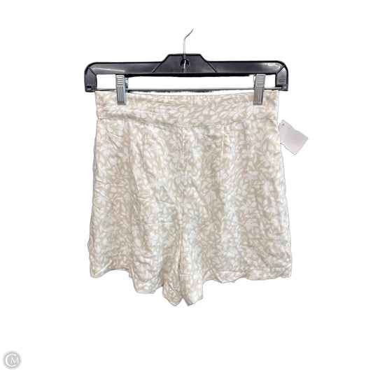 Shorts By Abercrombie And Fitch In Cream & White, Size: Xs