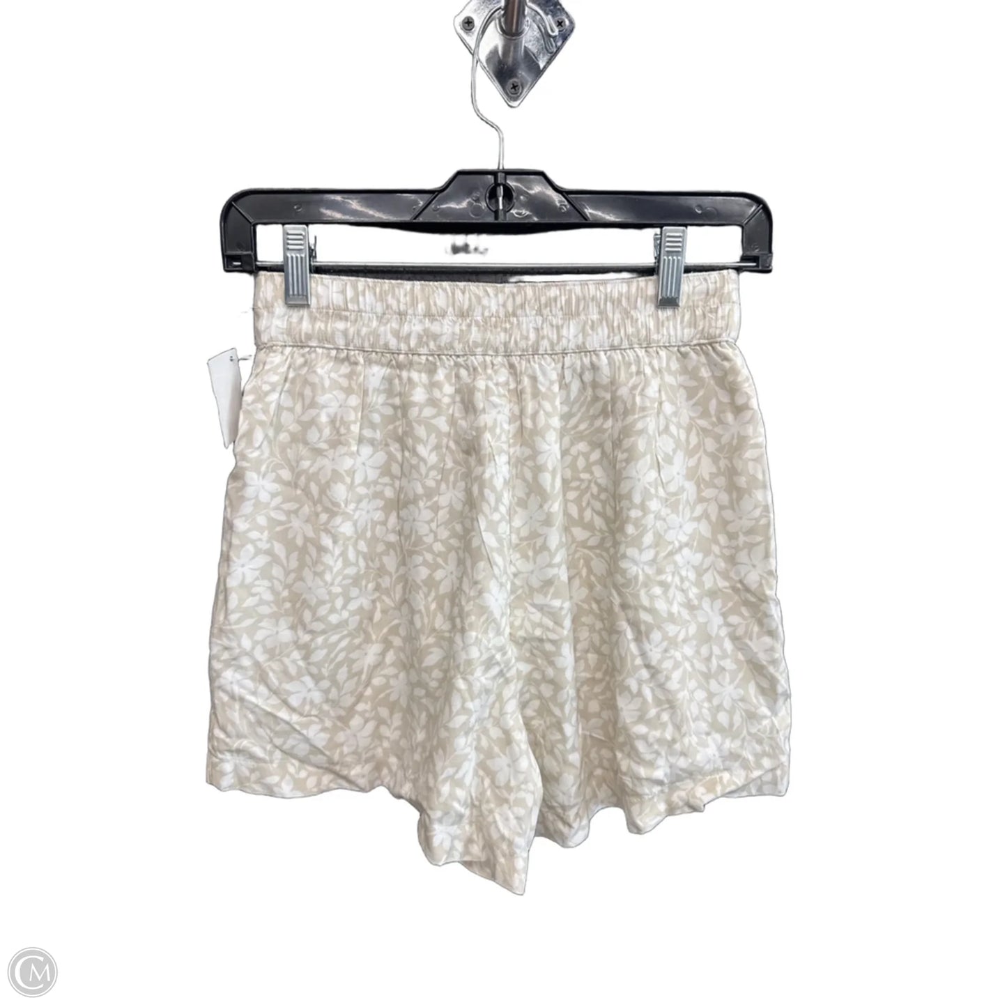 Shorts By Abercrombie And Fitch In Cream & White, Size: Xs