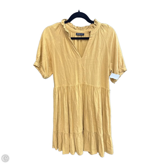 Dress Casual Midi By Very J In Yellow, Size: S