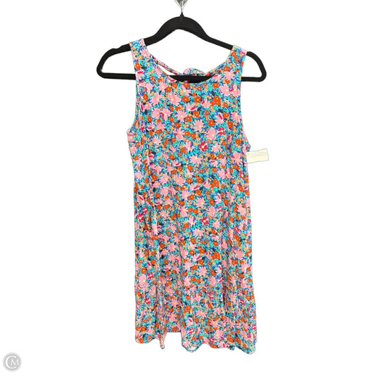 Dress Casual Midi By Loft In Floral Print, Size: Sp