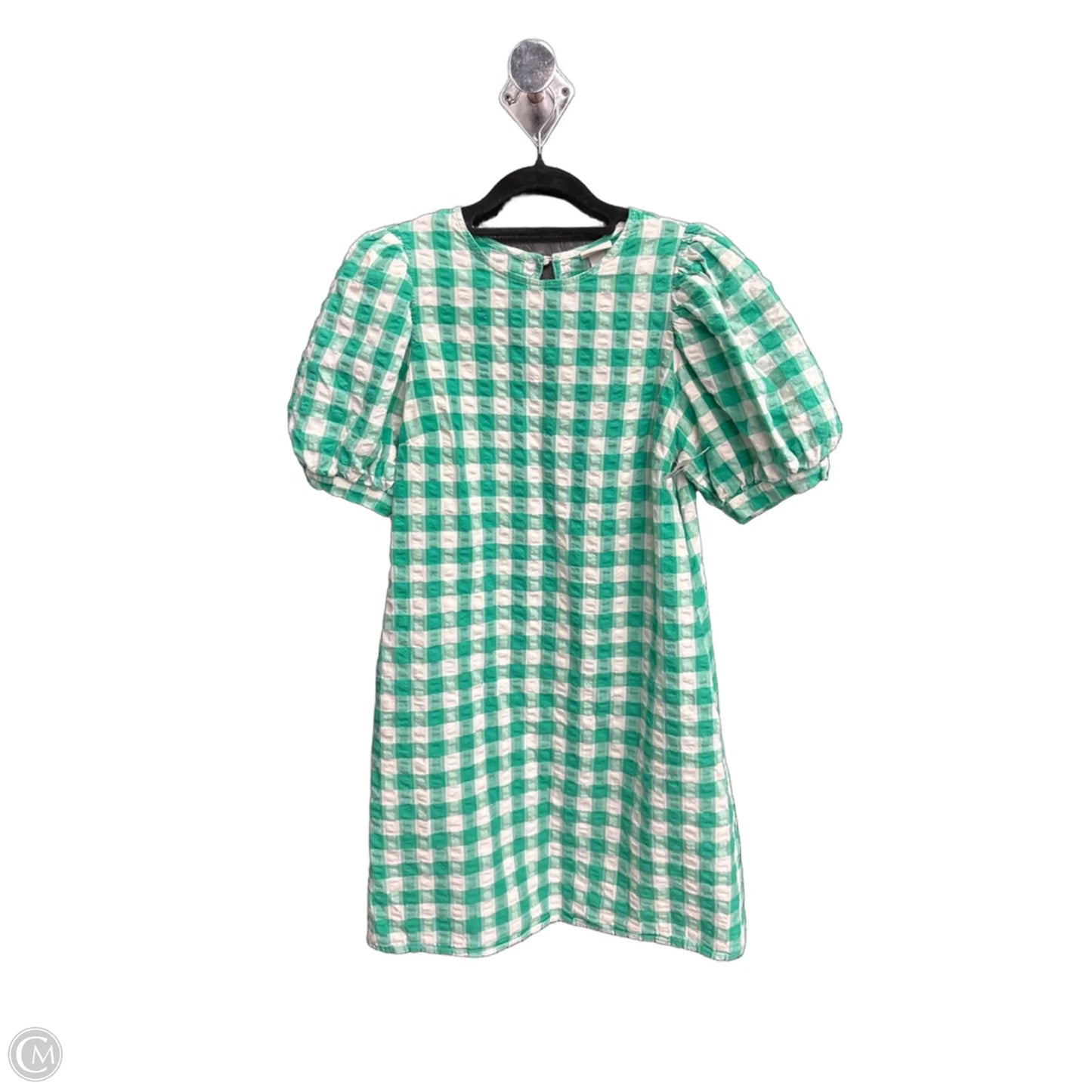 Dress Casual Midi By A New Day In Plaid Pattern, Size: S