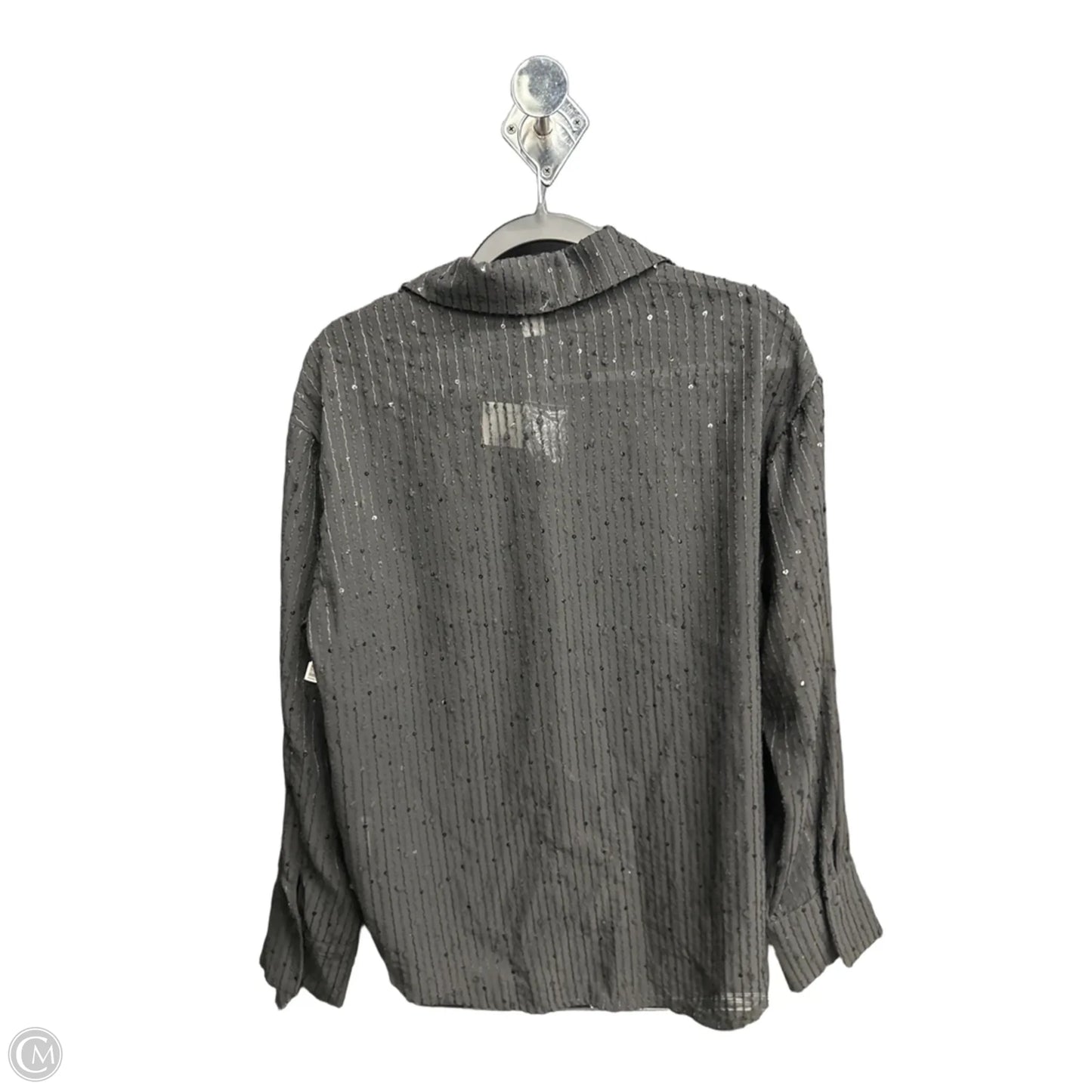 Blouse Long Sleeve By Hyfve In Black, Size: M