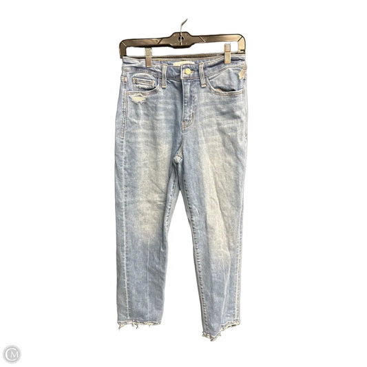 Jeans Straight By Vervet In Blue Denim, Size: 4