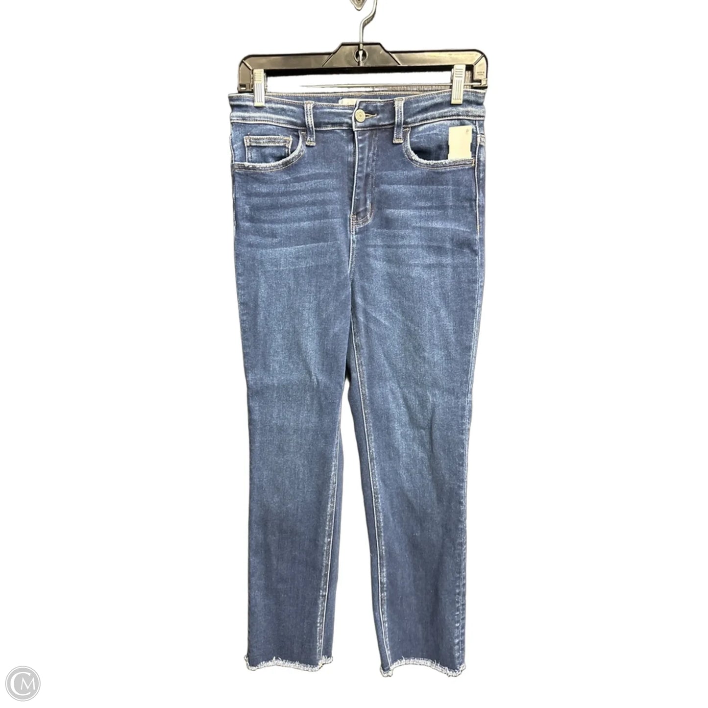 Jeans Straight By Vervet In Blue Denim, Size: 4
