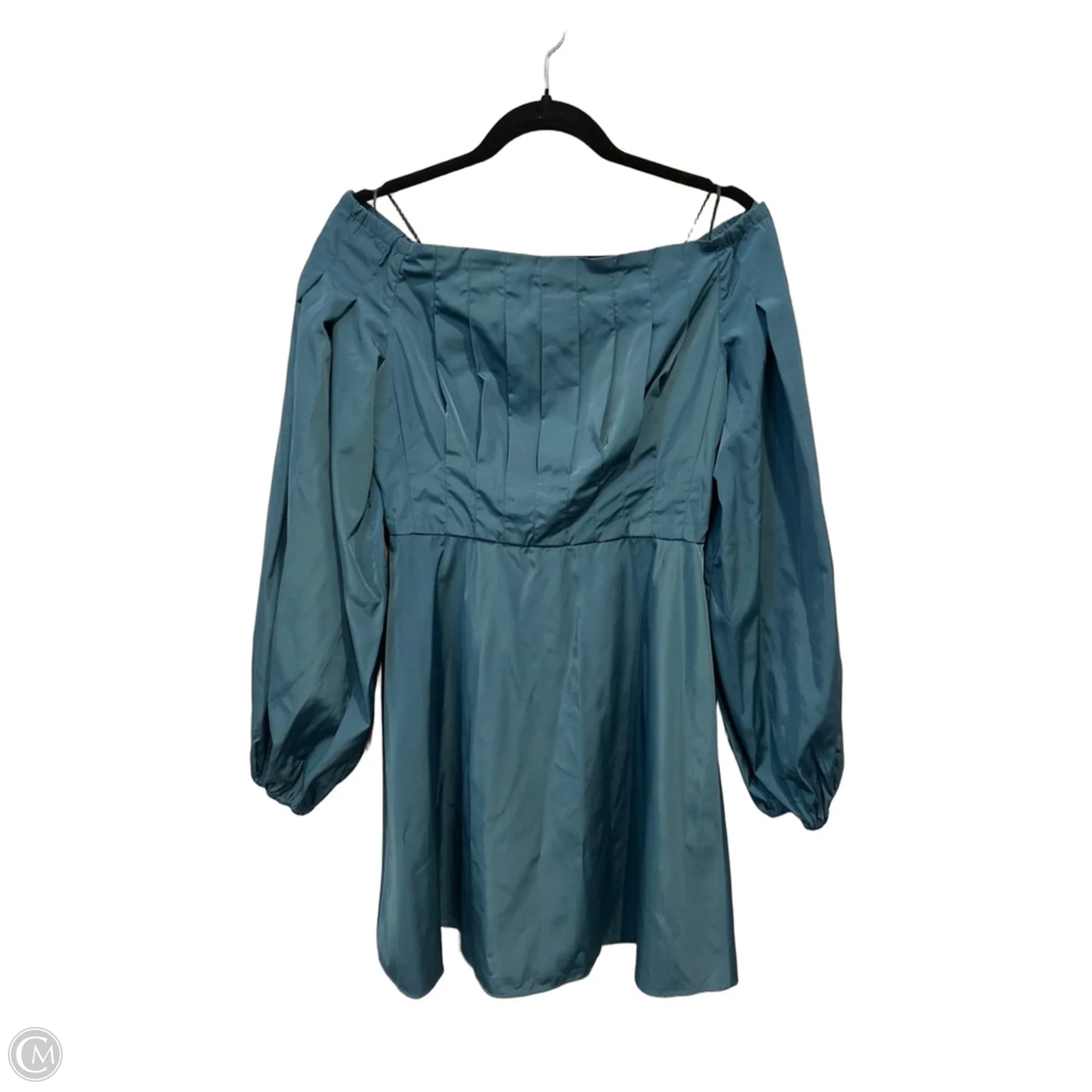 Dress Casual Midi By Trina By Trina Turk In Teal, Size: M