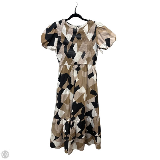 Dress Casual Maxi By Peach Love Cream California In Multi-colored, Size: S