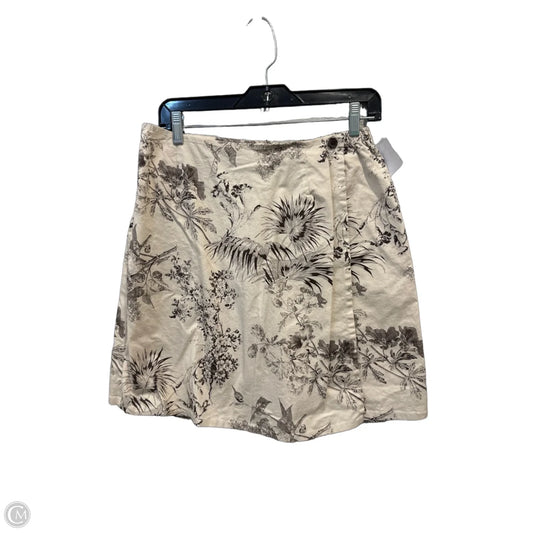 Skort By D&co. In Floral Print, Size: M