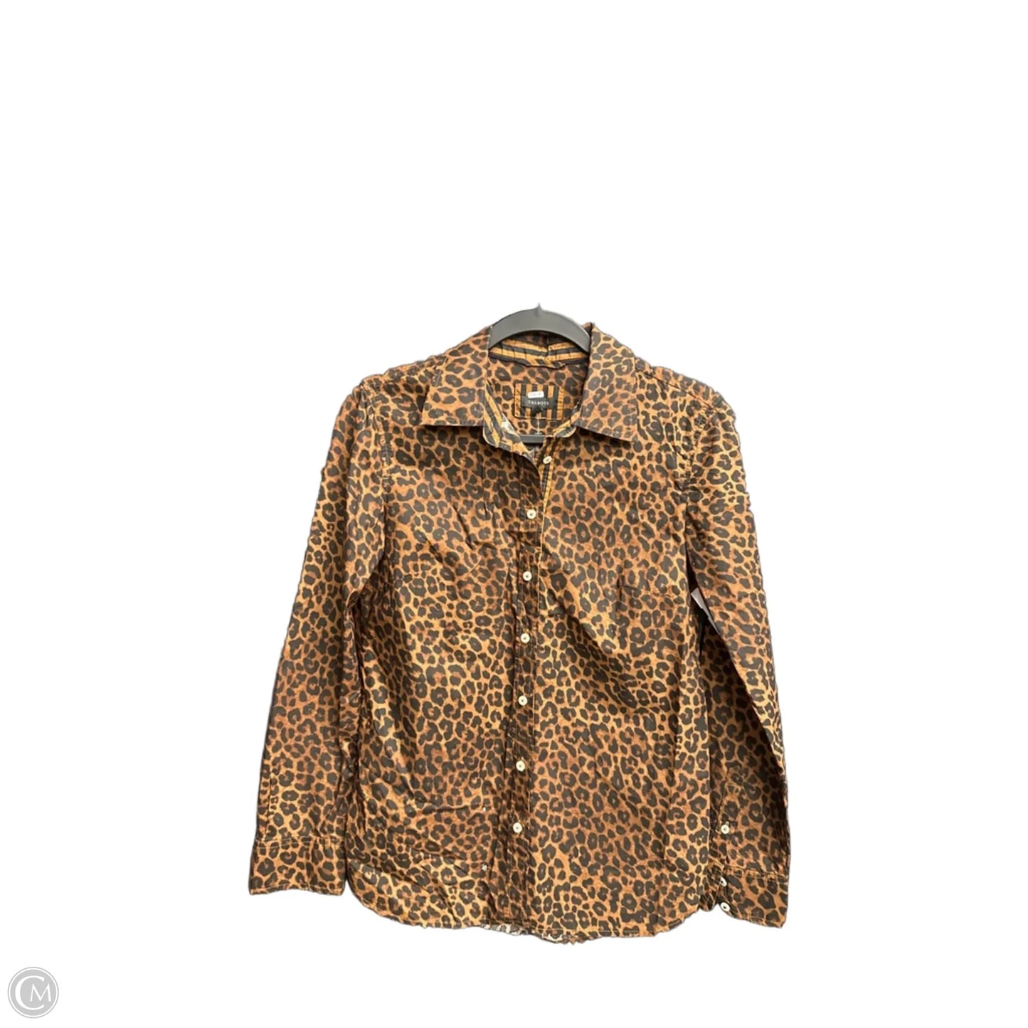 Top Long Sleeve By Talbots In Animal Print, Size: Xs