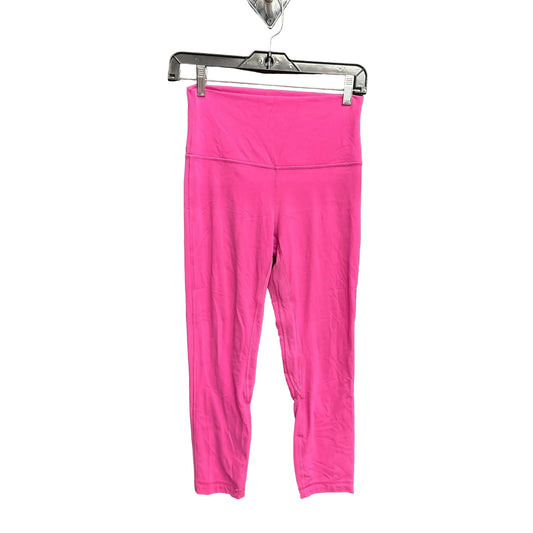 Athletic Leggings By Lululemon In Pink, Size: S
