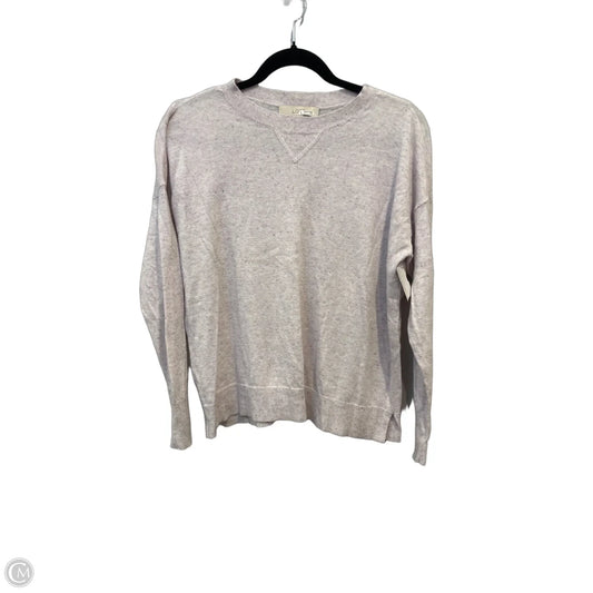 Top Long Sleeve By Loft In Purple, Size: S