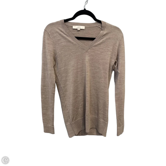 Top Long Sleeve By Loft In Brown, Size: S