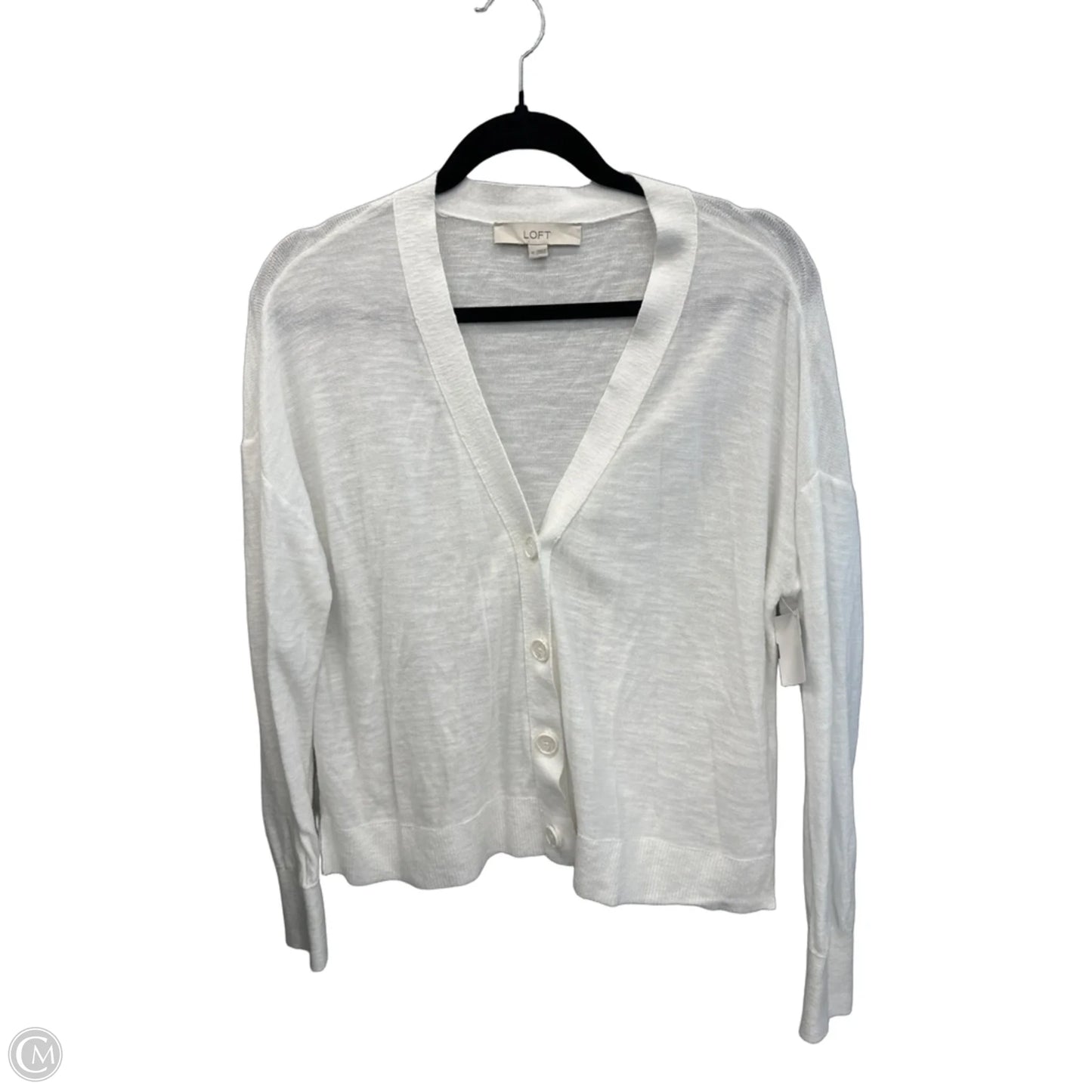Cardigan By Loft In White, Size: M