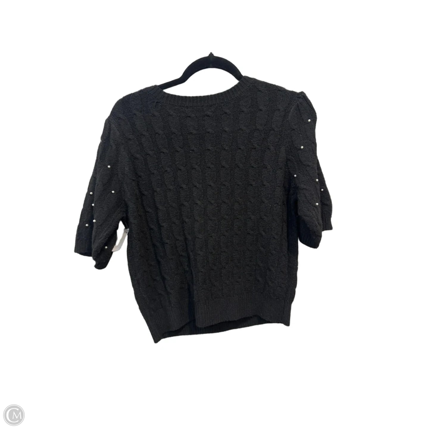 Blouse Short Sleeve By Copper Key In Black & White, Size: L