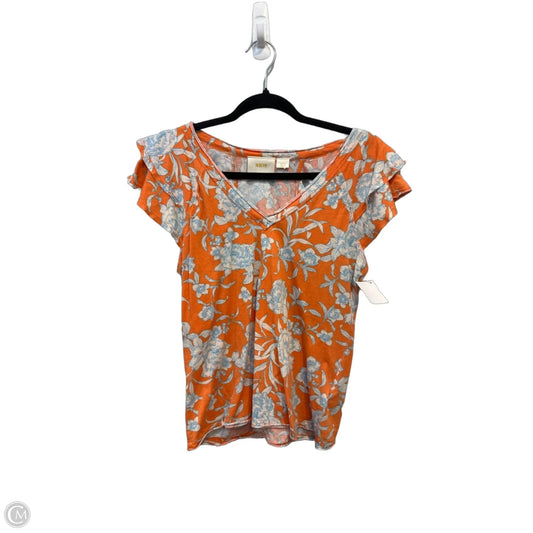 Top Sleeveless By Maeve In Floral Print, Size: S