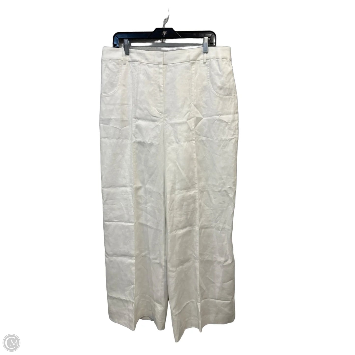 Pants Linen By Talbots In White, Size: 14