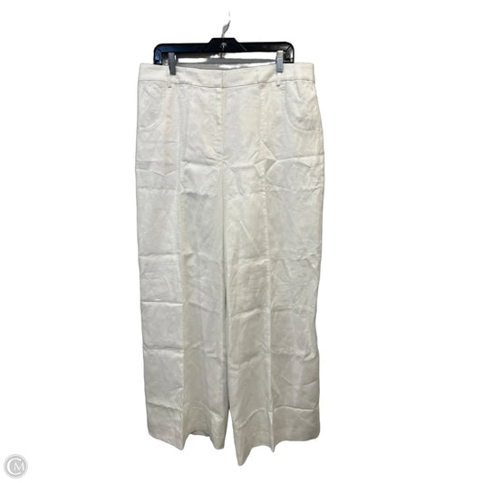 Pants Linen By Talbots In White, Size: 14