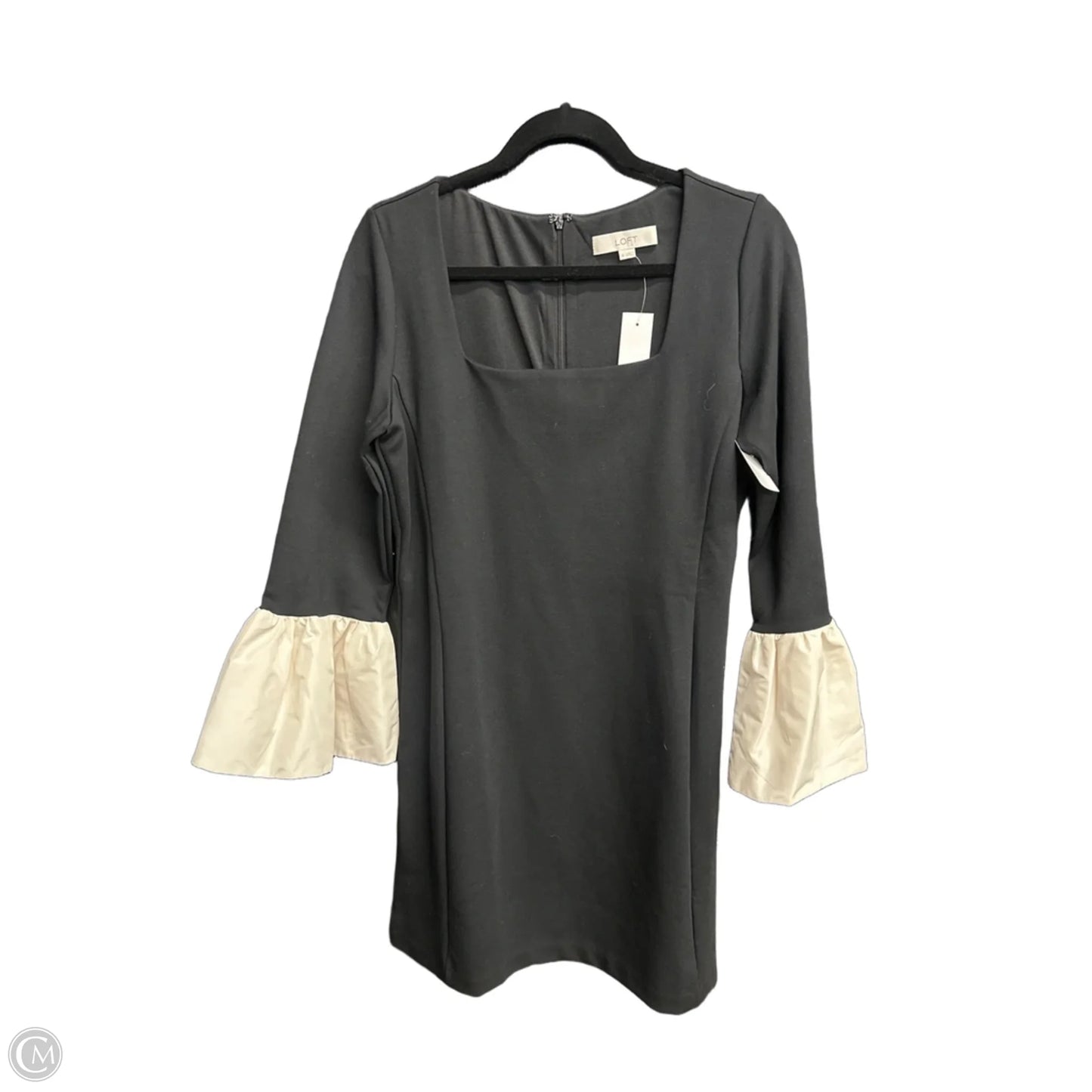 Dress Work By Loft In Black & White, Size: M