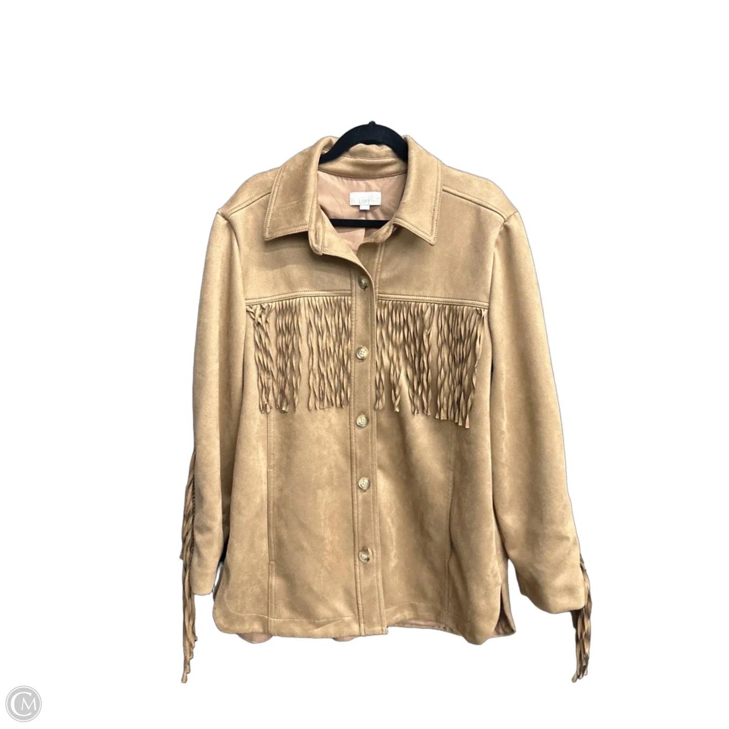 Coat Other By Loft In Brown, Size: L
