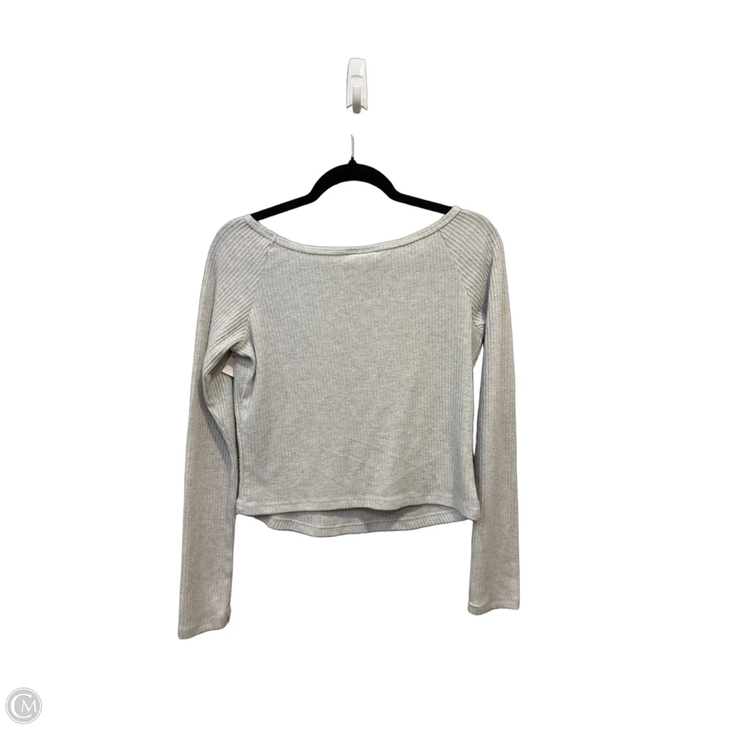 Top Long Sleeve By Just Polly In Grey, Size: Xl