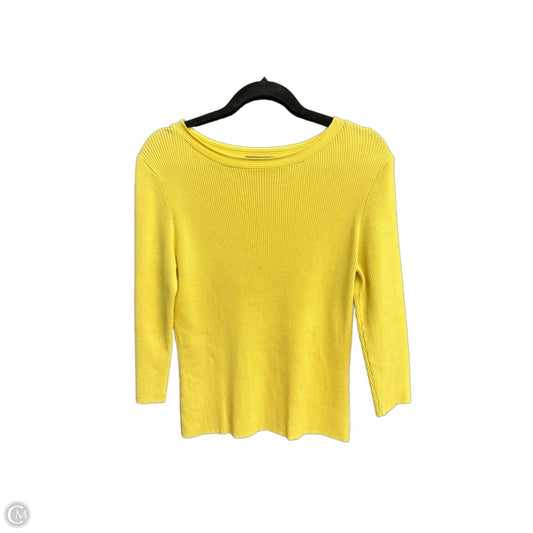 Top Long Sleeve By Clothes Mentor In Yellow, Size: M