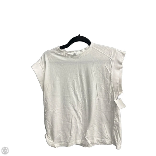 Top Sleeveless By Zara In White, Size: S