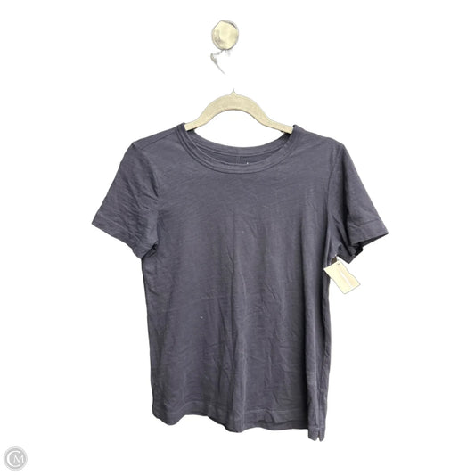 Top Short Sleeve By Loft In Navy, Size: Xs