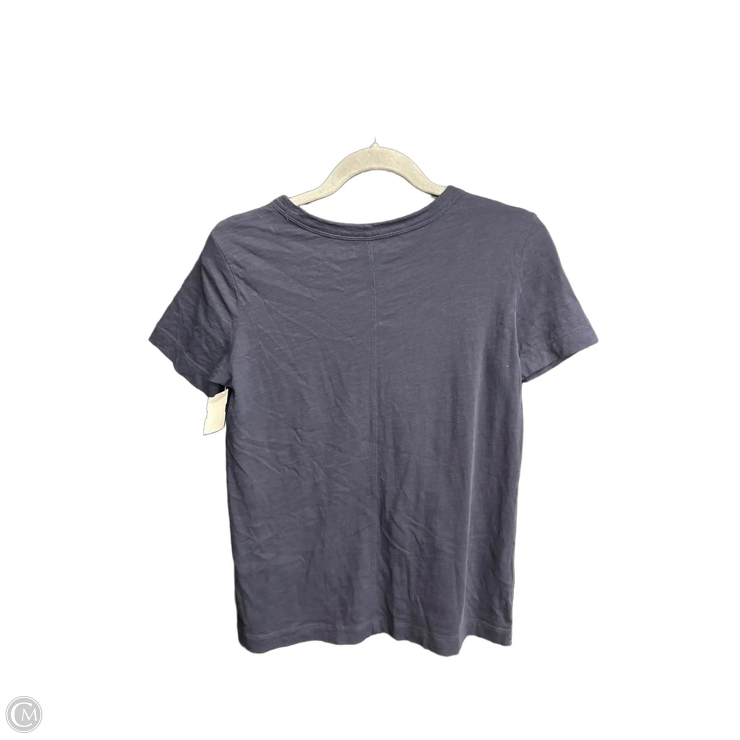Top Short Sleeve By Loft In Navy, Size: Xs
